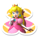 Sticker of Princess Peach from Mario & Sonic at the London 2012 Olympic Games