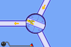 WarioWare: Twisted! game screenshot: A screenshot of the microgame Rocket Rotary