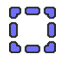 File:SMM2 Dotted-Line Block NSMBU icon blue.png