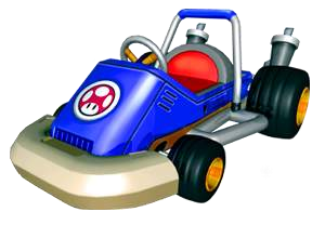 The Toad Kart from Mario Kart: Double Dash!!