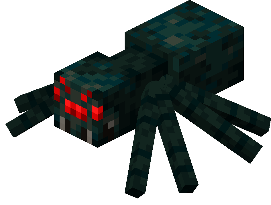 File:Minecraft Cave Spider.png - Super Mario Wiki, the Mario encyclopedia