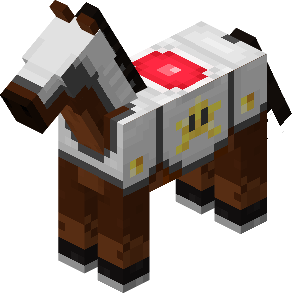 File:Minecraft Mario Mash-Up Horse Brown Leather Render.png