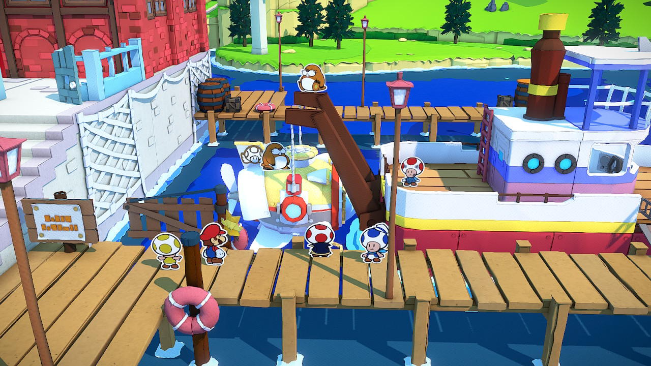 The Super Marino is mounted to the steamboat.