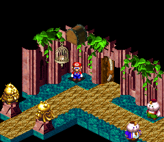 Last Treasure in Nimbus Land of Super Mario RPG: Legend of the Seven Stars.