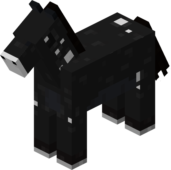 File:Minecraft Mario Mash-Up Horse Black Render.png