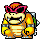Unused animation of Roy Koopa in Super Princess Peach