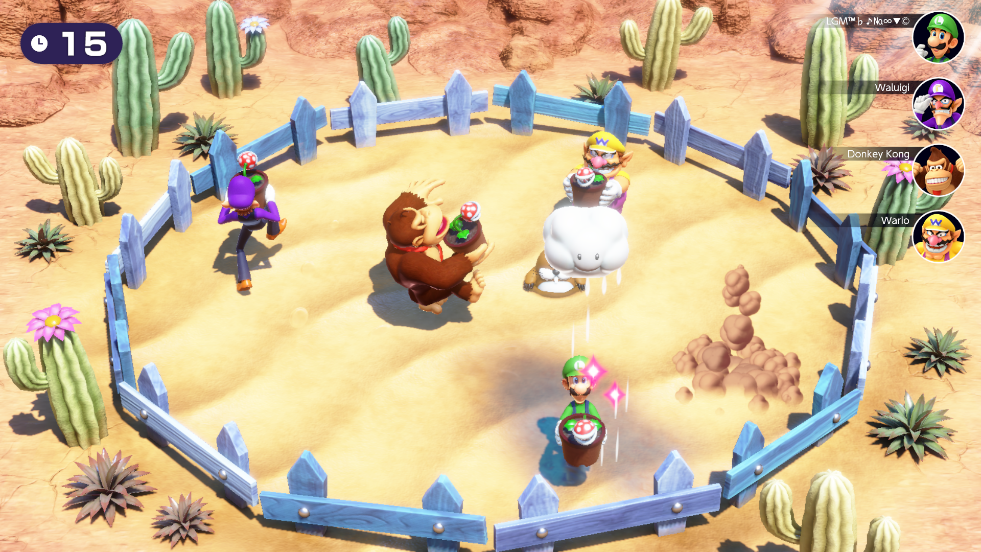 Storm Chasers Water your Piranha Plant to help it grow!