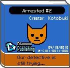 The shelf sprite of one of Mona's favorite artist comics: Arrested #2 in the game WarioWare: D.I.Y..
