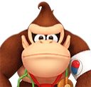 Sprite of Dr. Donkey Kong from Dr. Mario World