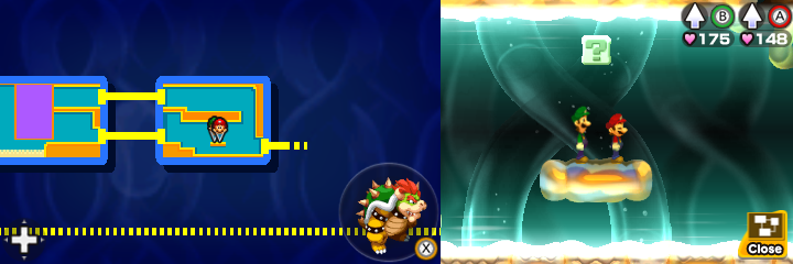 Thirteenth block in Energy Hold of Mario & Luigi: Bowser's Inside Story + Bowser Jr.'s Journey.