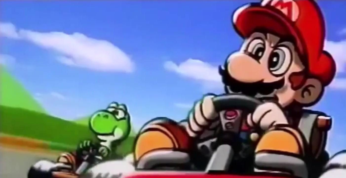 Filemario Yoshi Supermariokart Commercial Jp Super Mario Wiki The Mario Encyclopedia 1288