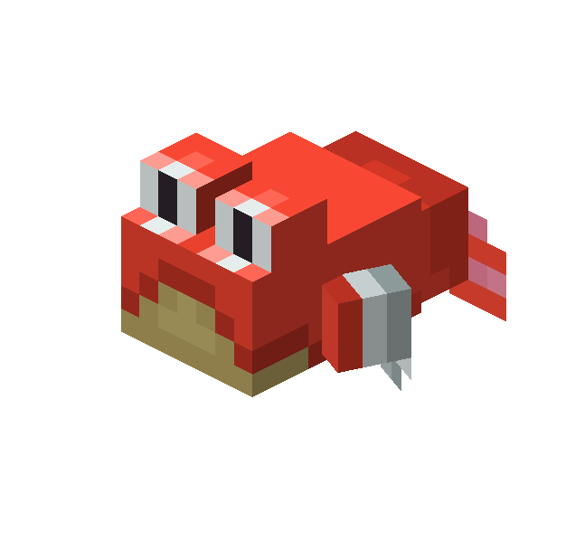 File:Minecraft Mario Mash-Up Warm Frog Swimming Render.gif
