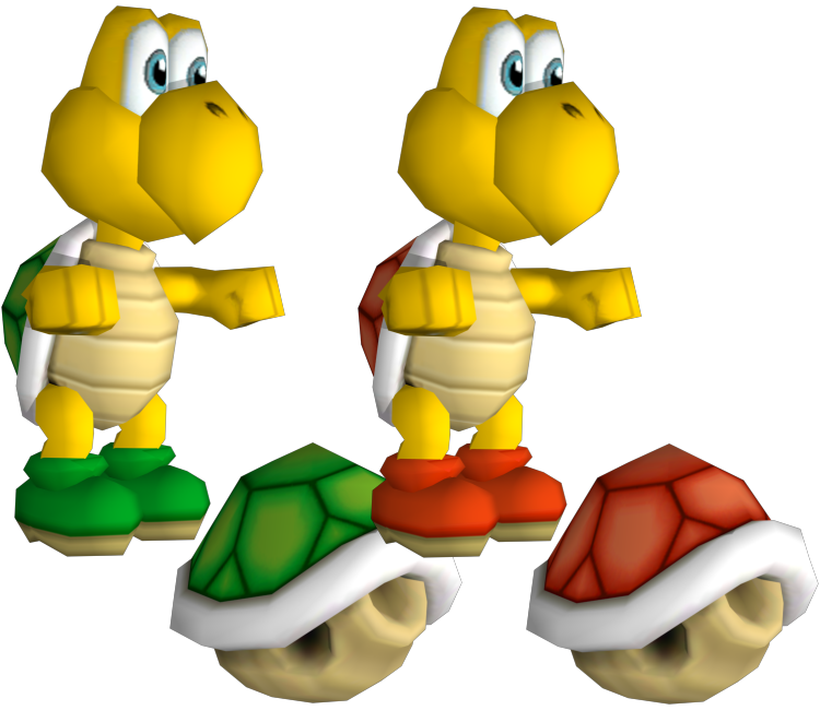 Filensmbw Koopa Troopa Modelspng Super Mario Wiki The Mario Encyclopedia 7142