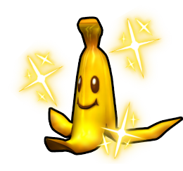 Gold Banana from Mario Kart Arcade GP DX.