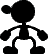 A sprite of Mr. Game & Watch, from Game & Watch Gallery 4.