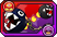 Sprite of Chain Chomp & Flame Chomp's card, from Puzzle & Dragons: Super Mario Bros. Edition.