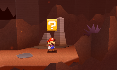 Ninth ? Block in Rugged Road of Paper Mario: Sticker Star.