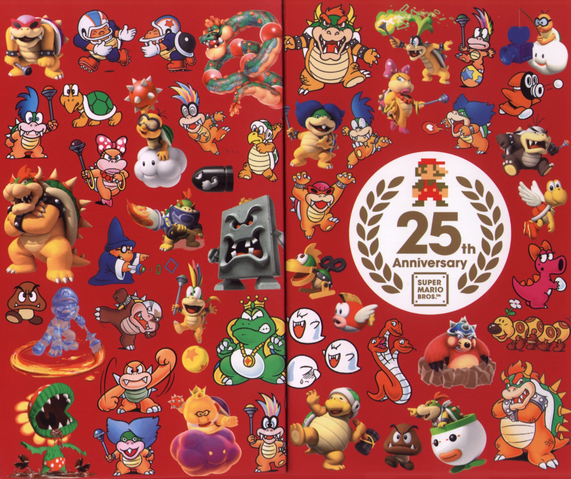 Booklet of Super Mario History 1985-2010