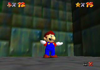 File:Mario Capless with 64 Stars.png