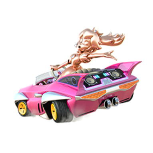 File:NSO MK8D May 2022 Week 4 - Character - Pink Gold Peach in Badwagon.png