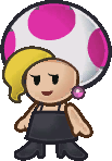 Jolene without her glasses and suit in Paper Mario: The Thousand-Year Door.