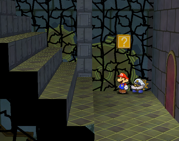 Eleventh ? Block in Palace of Shadow of Paper Mario: The Thousand-Year Door.