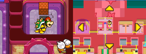 Twenty-third block in Peach's Castle of Mario & Luigi: Bowser's Inside Story.