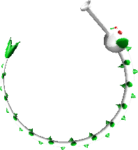 Sprite of a Snorkel Snake from Yoshi's Story