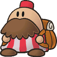 Sprite of Charlieton from Paper Mario: The Thousand-Year Door