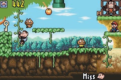 A pre-release version of the Donkey Kong Jr. game in Game & Watch Gallery 4.