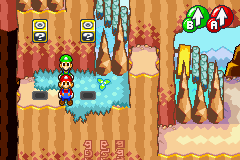 Last two Blocks in Hoohoo Mountain of Mario & Luigi: Superstar Saga.