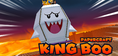 File:King Boo Papercraft.png