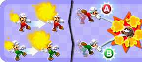 Page 1 illustration of Fire Flower from Mario & Luigi: Dream Team.