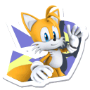Sticker of Miles "Tails" Prower from Mario & Sonic at the London 2012 Olympic Games