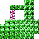 Ground (block) in Super Mario Maker - Super Mario Bros. game style, Underwater theme.