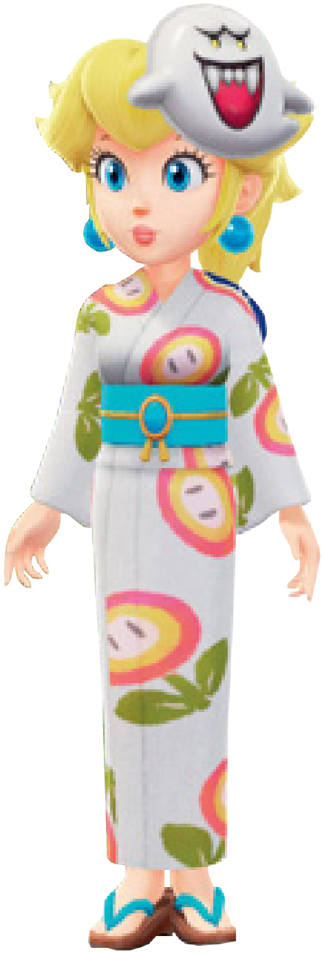 File:SMO Artwork Peach (Yukata).png - Super Mario Wiki, the Mario ...