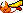 Sprite of a red Super Koopa from Super Mario World