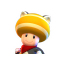 Yellow Flying Squirrel Toad's CSP icon from Mario Sports Superstars