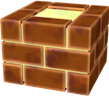 Model of a Brick Block from Super Mario Sunshine.