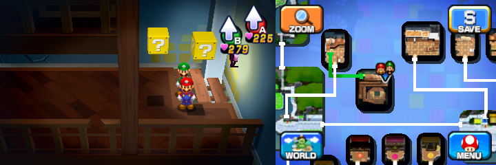 Blocks 40 and 41 in Wakeport of Mario & Luigi: Dream Team.