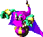 First sprite of Domino, from Super Mario RPG: Legend of the Seven Stars.