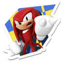 Sticker of Knuckles the Echidna from Mario & Sonic at the London 2012 Olympic Games