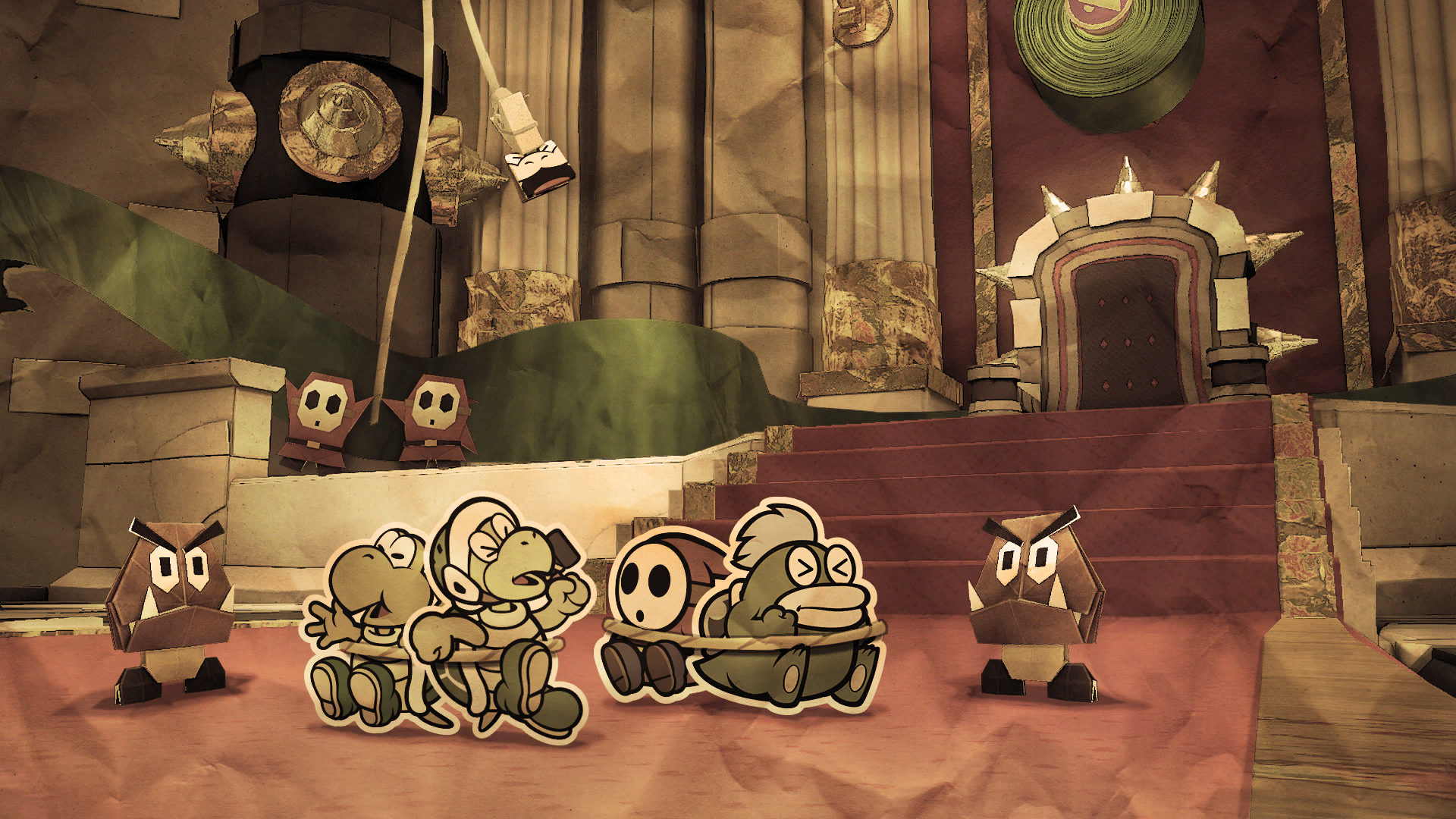 One of Kamek's flashbacks