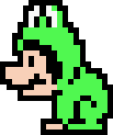 Frog Mario artwork for Tetris DS.
