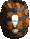 Sprite of an Invincibility Barrel from Donkey Kong Country 2: Diddy's Kong Quest
