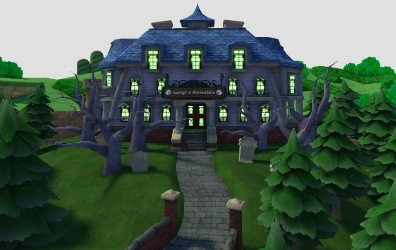 File:MK8 GCN Baby Park Luigi's Mansion.jpg - Super Mario Wiki, the ...