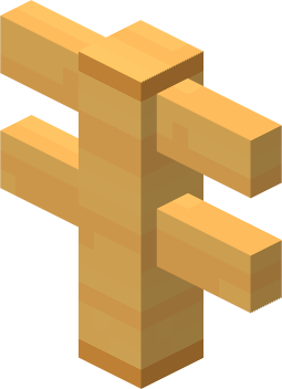 File:Minecraft Mario Mash-Up Oak Fence Render.png