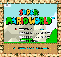 Play SNES Super Mario World - Deluxe Remix (V6.2) Online in your browser 