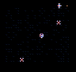 "Star Killer", a minigame from Family BASIC.