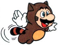 Tanooki Mario flying SMB3 artwork.jpg